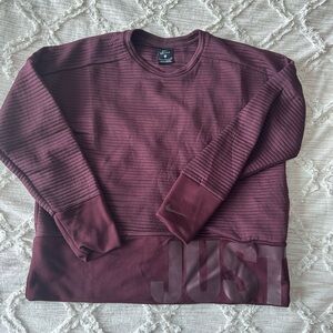 Nike Burgundy Sweater